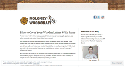 Desktop Screenshot of moloneywoodcraft.wordpress.com