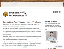 Tablet Screenshot of moloneywoodcraft.wordpress.com