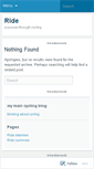 Mobile Screenshot of ajourneythroughcycling.wordpress.com