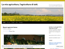 Tablet Screenshot of lamiaagricoltura.wordpress.com