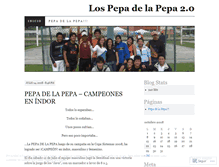 Tablet Screenshot of pepadelapepa.wordpress.com