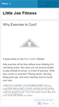 Mobile Screenshot of littlejoefitness.wordpress.com