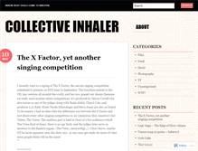 Tablet Screenshot of collectiveinhaler.wordpress.com