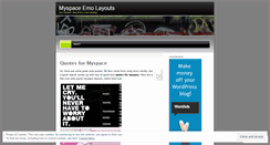Desktop Screenshot of myspaceemolayouts.wordpress.com