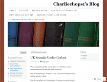 Tablet Screenshot of charliechops1.wordpress.com