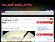Tablet Screenshot of healthyfoodhealthyyou.wordpress.com
