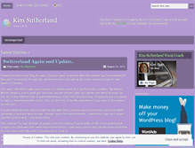 Tablet Screenshot of kimkarate.wordpress.com