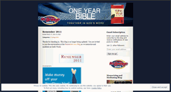 Desktop Screenshot of mbroneyearbible.wordpress.com