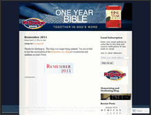 Tablet Screenshot of mbroneyearbible.wordpress.com