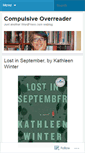 Mobile Screenshot of compulsiveoverreader.wordpress.com