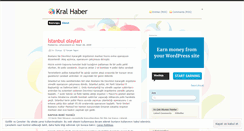 Desktop Screenshot of kralhaber.wordpress.com