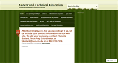 Desktop Screenshot of careertechnemcc.wordpress.com