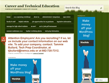 Tablet Screenshot of careertechnemcc.wordpress.com