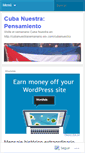 Mobile Screenshot of cubanuestra3eu.wordpress.com