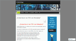 Desktop Screenshot of chutux.wordpress.com