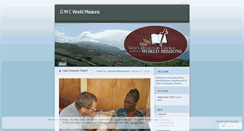 Desktop Screenshot of gmcworldmissions.wordpress.com