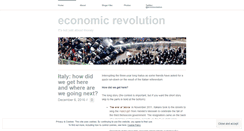 Desktop Screenshot of economicrevolution.wordpress.com