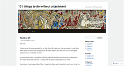 Desktop Screenshot of becomingunattached.wordpress.com