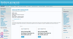 Desktop Screenshot of bedavaprogram.wordpress.com