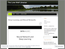 Tablet Screenshot of lonewolflibrarian.wordpress.com