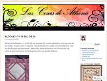 Tablet Screenshot of cosasathena.wordpress.com