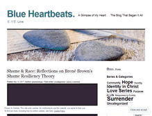 Tablet Screenshot of blueheartbeats.wordpress.com