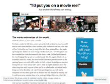 Tablet Screenshot of moviereelramblings.wordpress.com