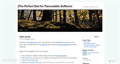 Desktop Screenshot of dietforpancreatitis31.wordpress.com