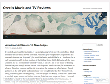 Tablet Screenshot of orvelsreviews.wordpress.com