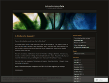 Tablet Screenshot of intensiverunnydata.wordpress.com
