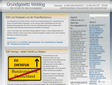 Tablet Screenshot of grundgesetz.wordpress.com