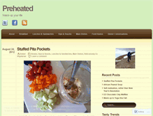 Tablet Screenshot of preheated.wordpress.com