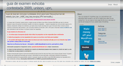 Desktop Screenshot of guiaexhcobacontestada.wordpress.com
