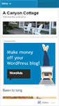 Mobile Screenshot of canyoncottage.wordpress.com