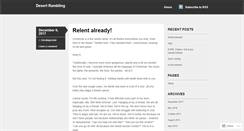 Desktop Screenshot of deserthunt.wordpress.com