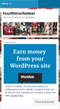 Mobile Screenshot of fourthmarketeer.wordpress.com