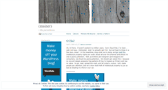 Desktop Screenshot of mainer.wordpress.com