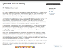 Tablet Screenshot of ignoranceanduncertainty.wordpress.com