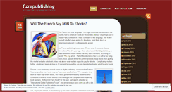 Desktop Screenshot of fuzepublishing.wordpress.com