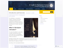 Tablet Screenshot of dystopianfictionpathfinder.wordpress.com