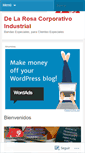 Mobile Screenshot of delarosacorporativo.wordpress.com