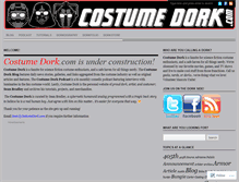 Tablet Screenshot of costumedork.wordpress.com