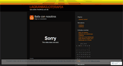 Desktop Screenshot of lagranbailoterapia.wordpress.com