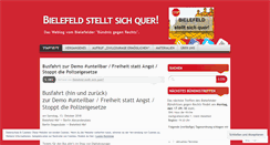 Desktop Screenshot of bielefeldstelltsichquer.wordpress.com