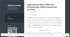 Desktop Screenshot of pendiolosweb.wordpress.com