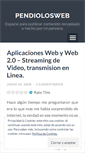 Mobile Screenshot of pendiolosweb.wordpress.com