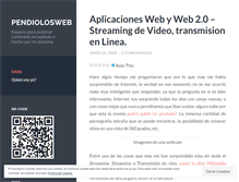 Tablet Screenshot of pendiolosweb.wordpress.com