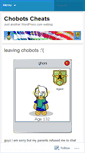 Mobile Screenshot of chobotscheater.wordpress.com