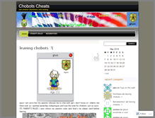 Tablet Screenshot of chobotscheater.wordpress.com