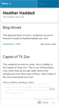 Mobile Screenshot of heatherhaddad.wordpress.com